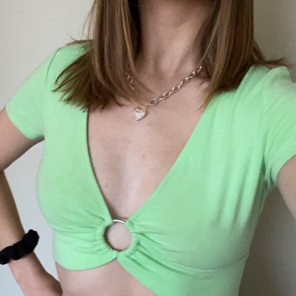 Forever 21 retro crop top